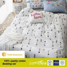 Home linen Cupid arrow twill cotton 3d printing kids bedding set